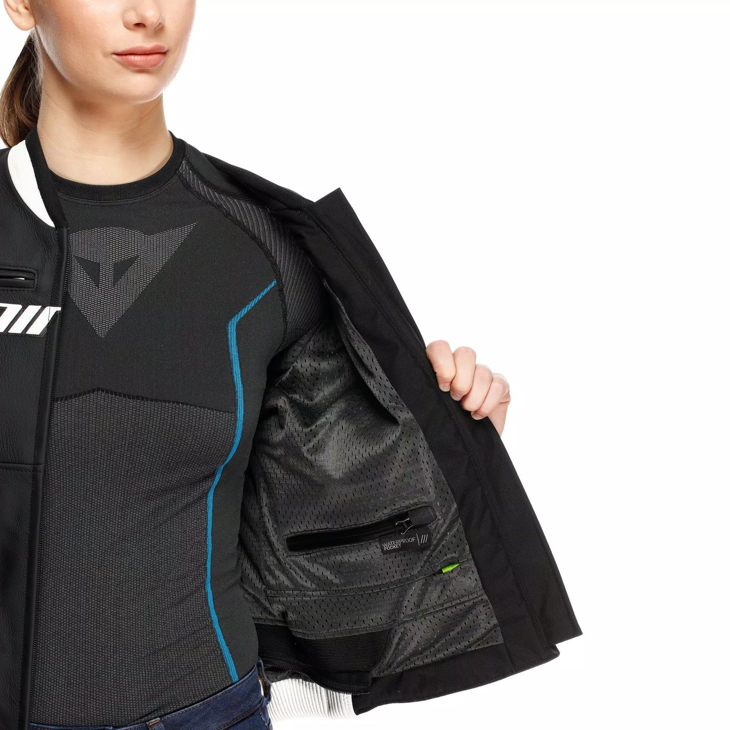 Dainese Racing 5 Ladies Leather Jacket - High Road Motorsports - Motorcycle Jacket - 7535321138 - Dainese