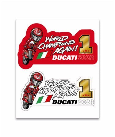 Ducati World Champions 2023 Stickers - High Road Motorsports - Stickers - 987712380 - Ducati