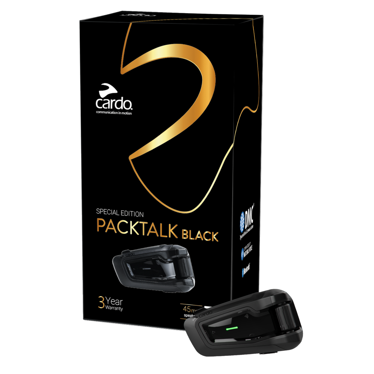 Cardo Packtalk Black Helmet Communication System