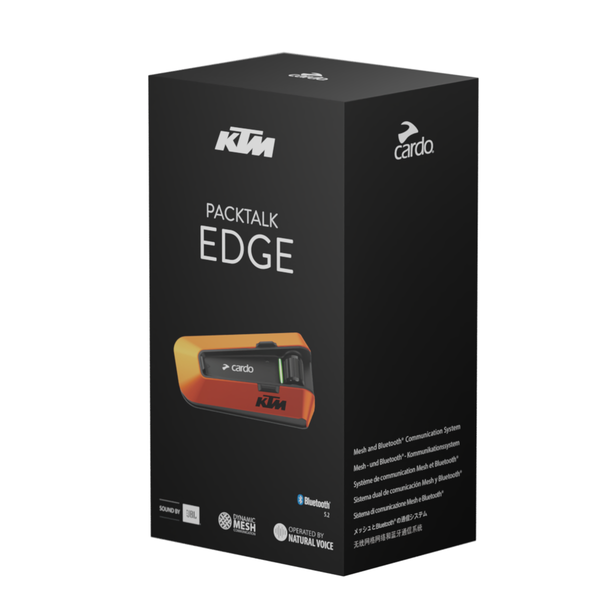 Cardo Packtalk Edge Helmet Communication System - KTM Edition