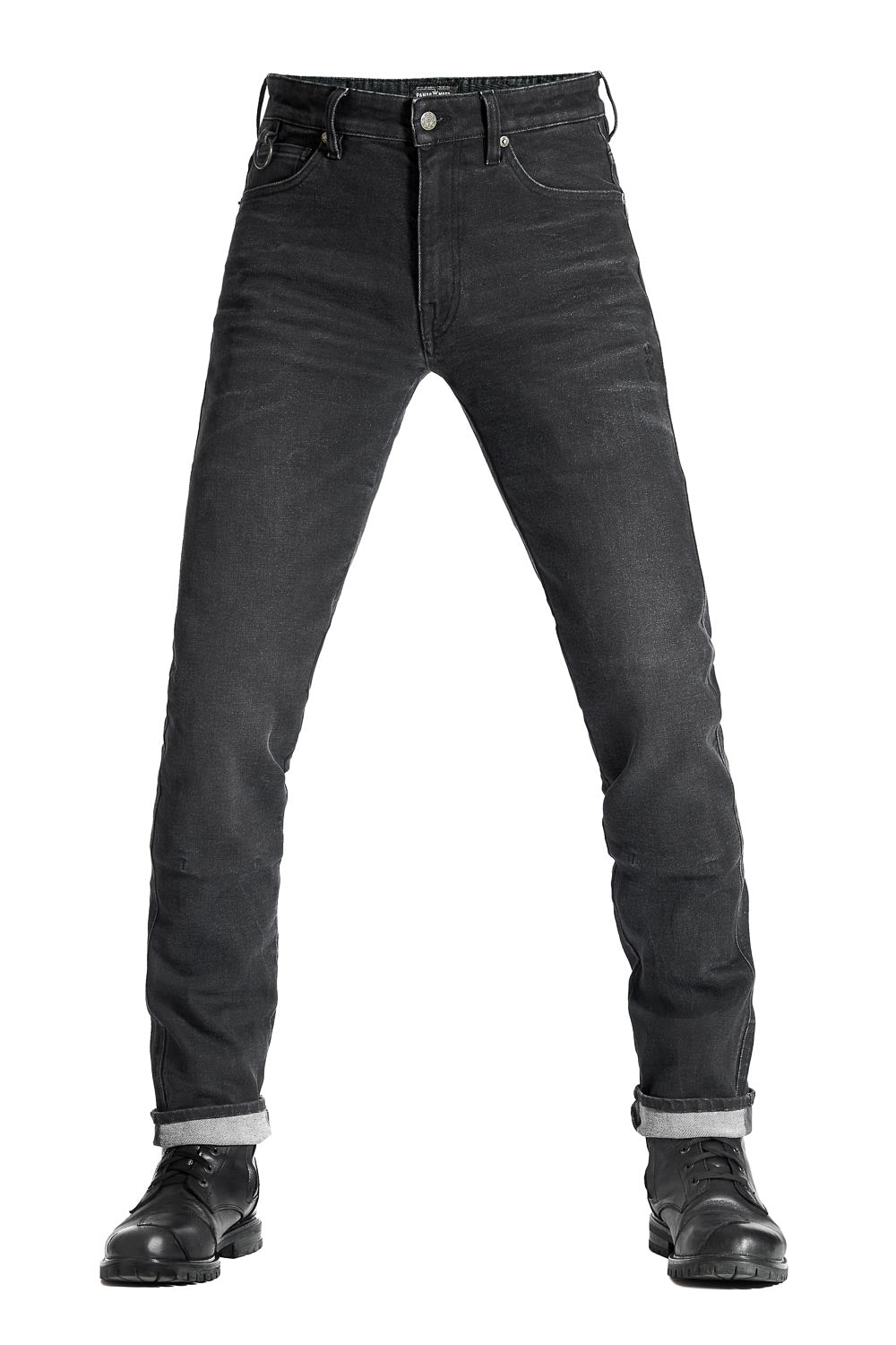 Pando Moto Steel Black 02 Jeans