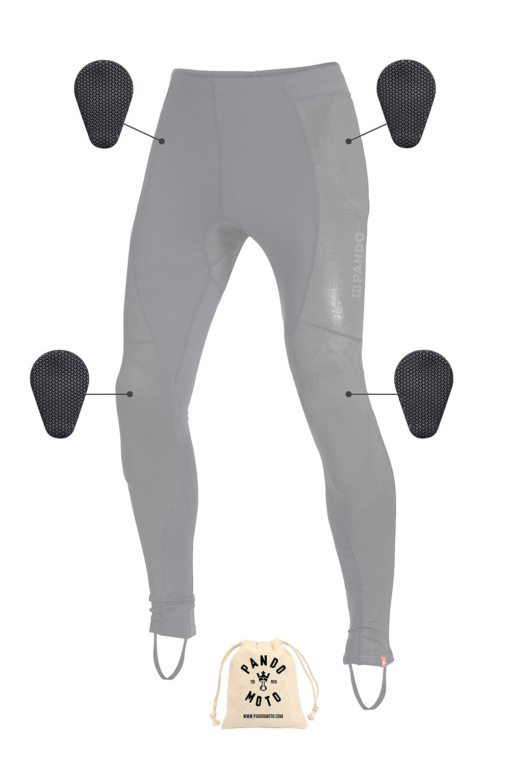 Pando Moto Skin Uh 03 Armored Leggings