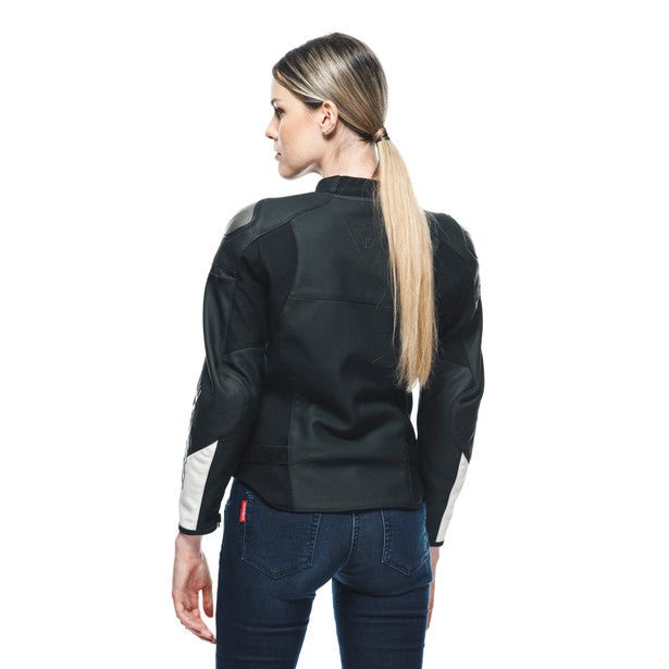Dainese Rapida Lady Perforated Leather Jacket - High Road Motorsports - Motorcycle Jacket - 7535314138 - Dainese