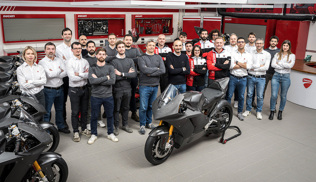 Ducati's electric chapter gets underway: production of MotoE bikes for the 2023 championship begins