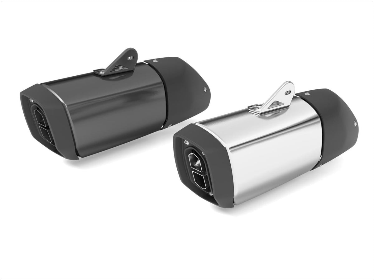 BMW End Muffler, Dark Chrome (18515A788E8)