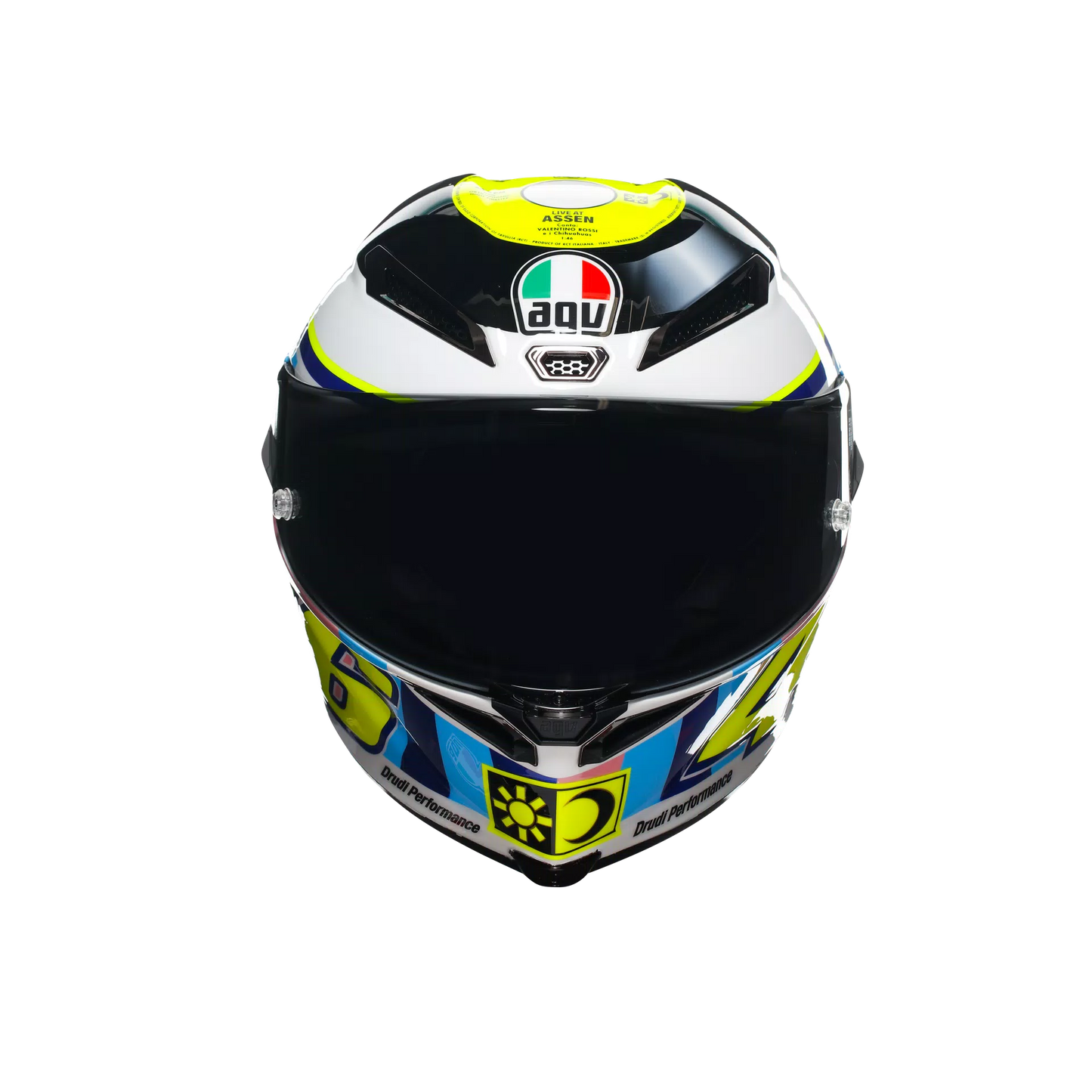 AGV Pista GP RR Rossi Assen 2007 Replica Helmet