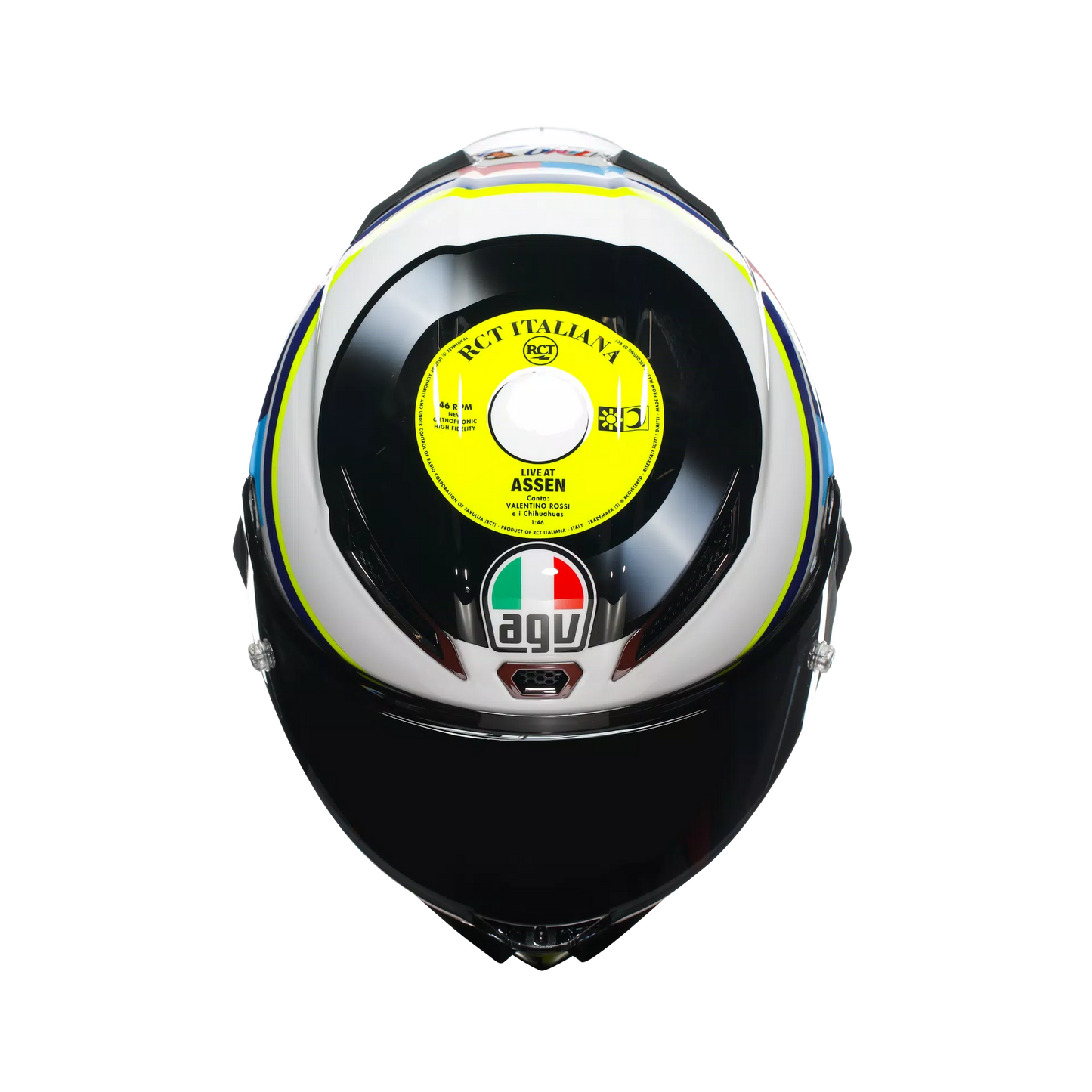 AGV Pista GP RR Rossi Assen 2007 Replica Helmet