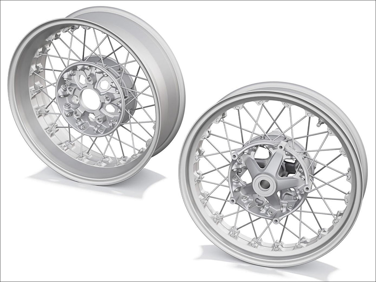 BMW Spoked Wheel, Silver, Rear (36315A63E64)
