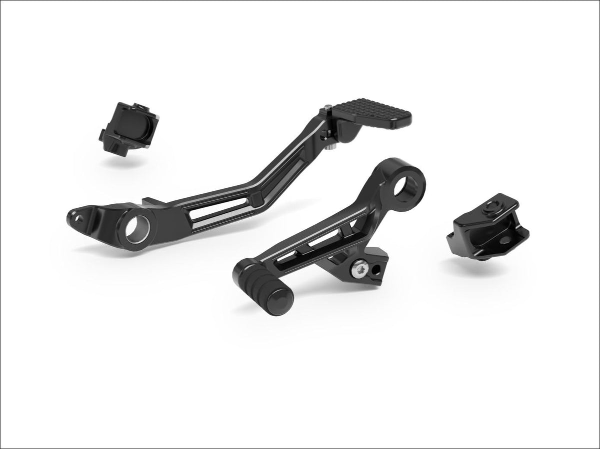 BMW Foot Peg System, Black, Adjustable (77255A73C87/77235A73F61)