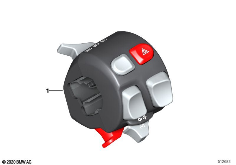 BMW Combination Switch, Left (61318546255) - High Road Motorsports - Electrical & Audio - 61318546255 - BMW