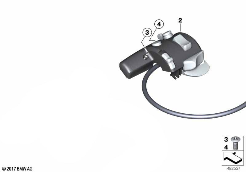 BMW Combination Switch, Right (61317708336) - High Road Motorsports - Electrical & Audio - 61317708336 - BMW