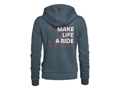 BMW Make Life a Ride Women's Zip Hoodie - High Road Motorsports - Hoodie - 76615B67531 - BMW