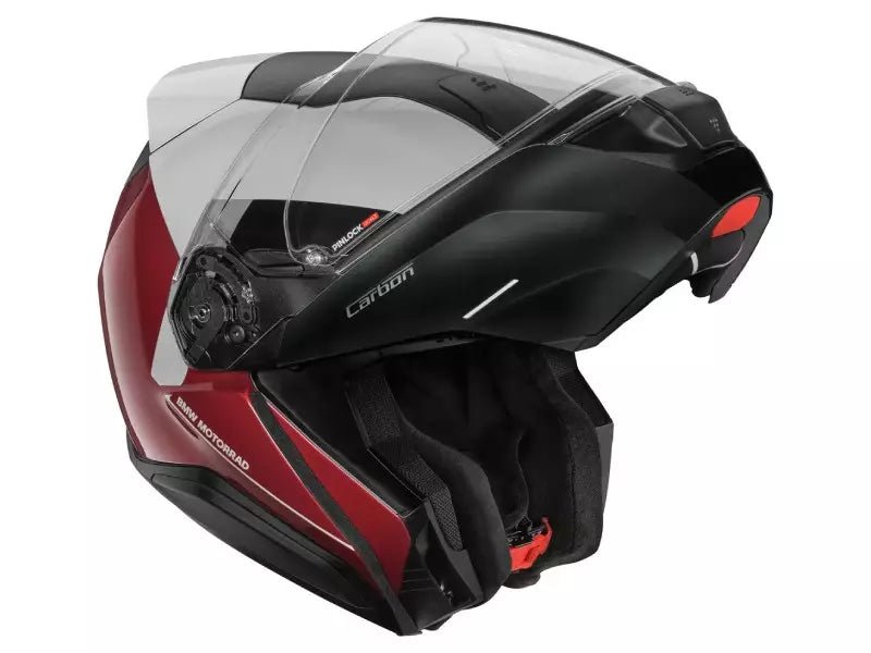 BMW System 8 Carbon Helmet - Streak - High Road Motorsports - Motorcycle Helmet - 76315B3CD79 - BMW