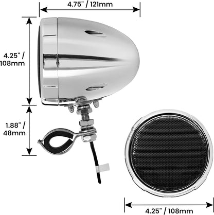 Boss Audio 3" Bluetooth Sound System with Built - In Amp - High Road Motorsports - Speakers -  - Boss Audio