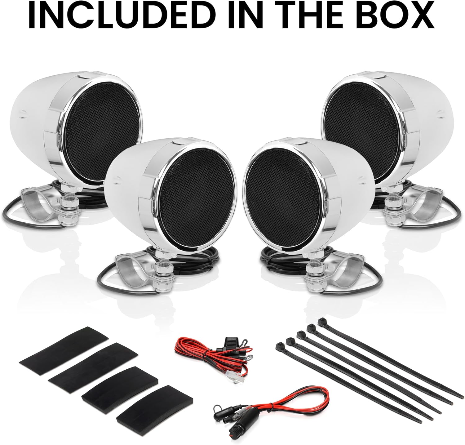 Boss Audio 3" Bluetooth Sound System with Built - In Amp - High Road Motorsports - Speakers -  - Boss Audio