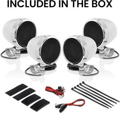 Boss Audio 3" Bluetooth Sound System with Built - In Amp - High Road Motorsports - Speakers -  - Boss Audio