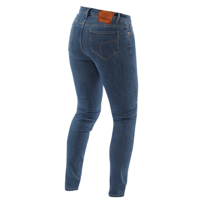 Dainese 5 - Pocket Denim Slim Ladies Pants - High Road Motorsports - Motorcycle Pants - 7537522124 - Dainese