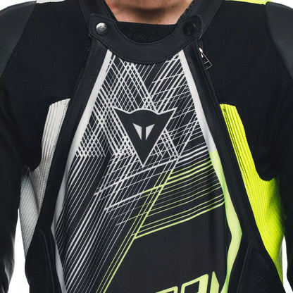 Dainese Audax D - Zip 1PC Perforated Leather Suit - High Road Motorsports - Motorcycle Suit - 7525122144 - Dainese