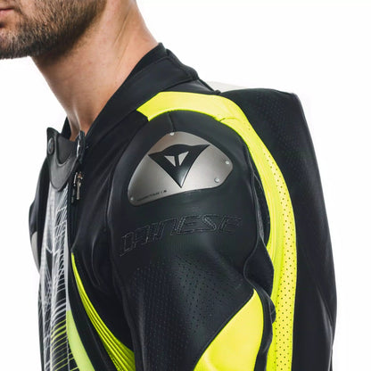 Dainese Audax D - Zip 1PC Perforated Leather Suit - High Road Motorsports - Motorcycle Suit - 7525122144 - Dainese