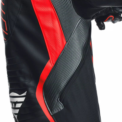 Dainese Audax D - Zip 1PC Perforated Leather Suit - High Road Motorsports - Motorcycle Suit - 7525122244 - Dainese