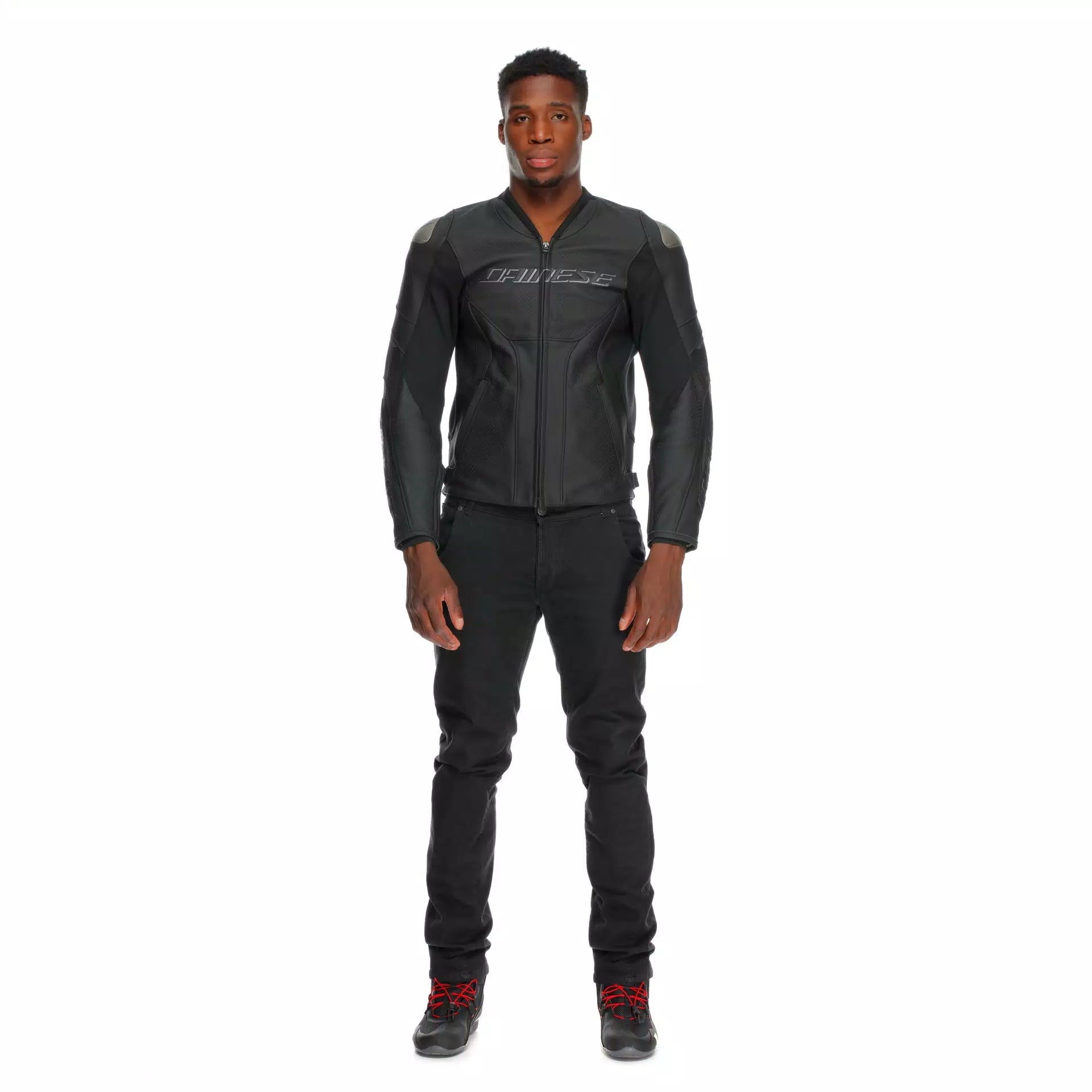 Dainese Racing 5 Perforated Leather Jacket - High Road Motorsports - Motorcycle Jacket - 7525360144 - Dainese
