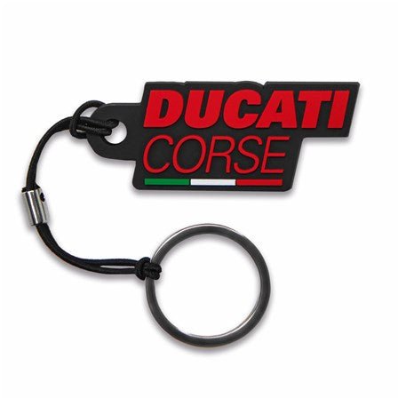 Ducati DC Black Logo Keychain - High Road Motorsports - Key Ring - 987712196 - Ducati