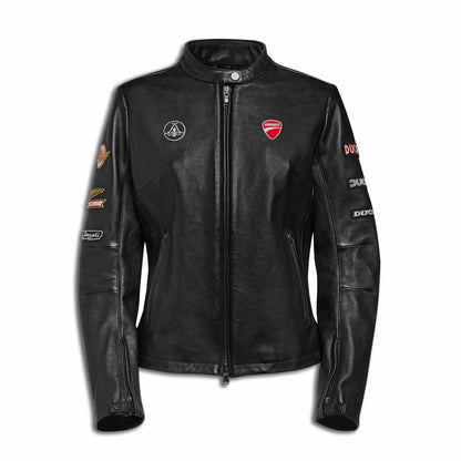 Ducati Icon Leather Women's Jacket - High Road Motorsports - Casual Jacket - 987801802 - Ducati