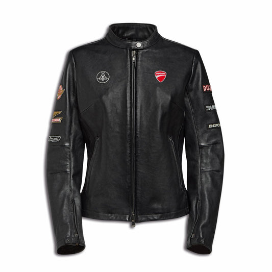 Ducati Icon Leather Women's Jacket - High Road Motorsports - Casual Jacket - 987801802 - Ducati
