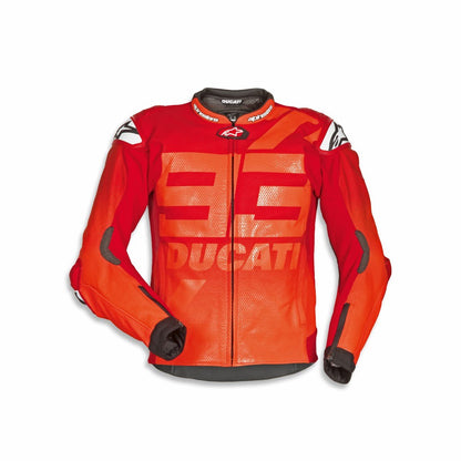 Ducati MM93 Replica Perforated Leather Jacket - High Road Motorsports - Motorcycle Jacket - 981095346 - Ducati
