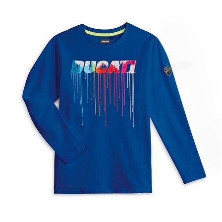 Ducati Pop 5.0 Kid's Long - Sleeve Shirt - High Road Motorsports - Kids - 987712706 - Ducati
