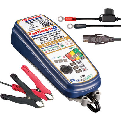OptiMATE 4 Quad Program Battery Charger 12V 9 Step - High Road Motorsports - Battery Charger - 08-4140 - Optimate