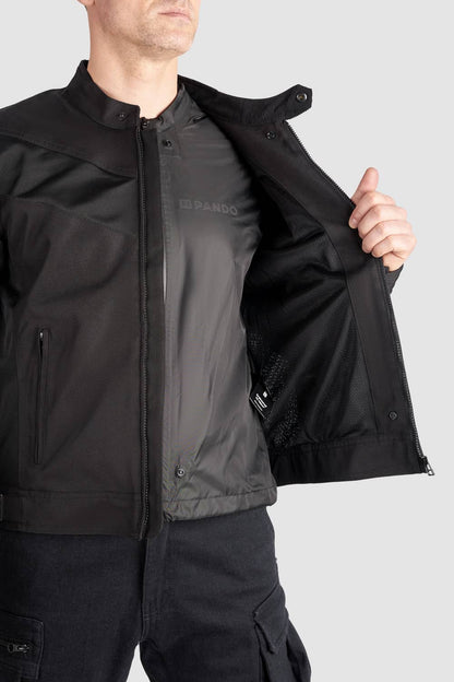 PANDO MOTO Air Tate Jacket - High Road Motorsports - Motorcycle Jacket - AIR-TATE-JACKET-BLACK-XXS - Pando Moto