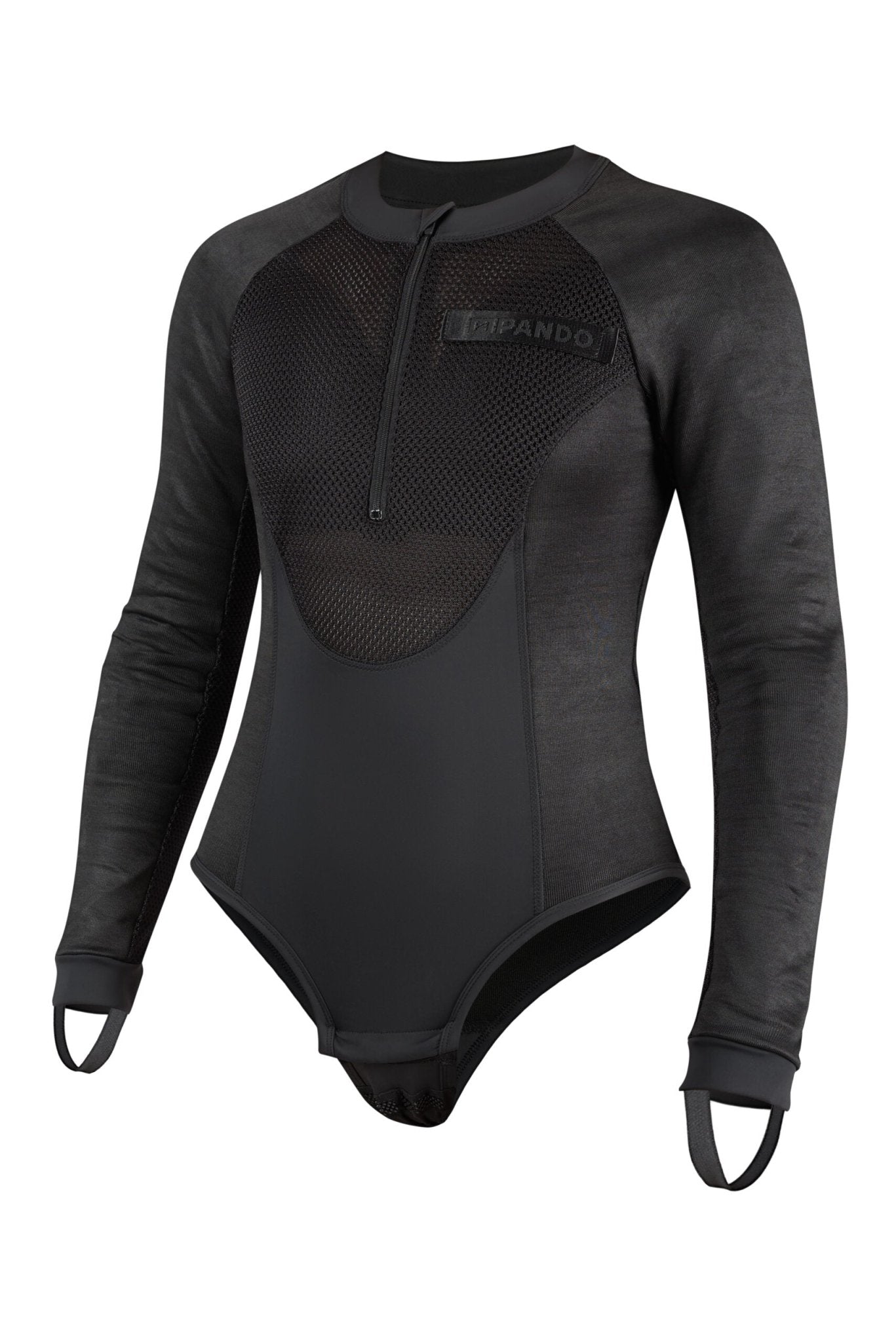 PANDO MOTO Bia Women's Armored Body Suit - High Road Motorsports - Armored Body Suit - BIA-BLACK-XXS - Pando Moto
