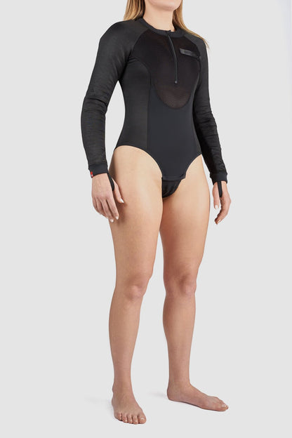 PANDO MOTO Bia Women's Armored Body Suit - High Road Motorsports - Armored Body Suit - BIA-BLACK-XXS - Pando Moto
