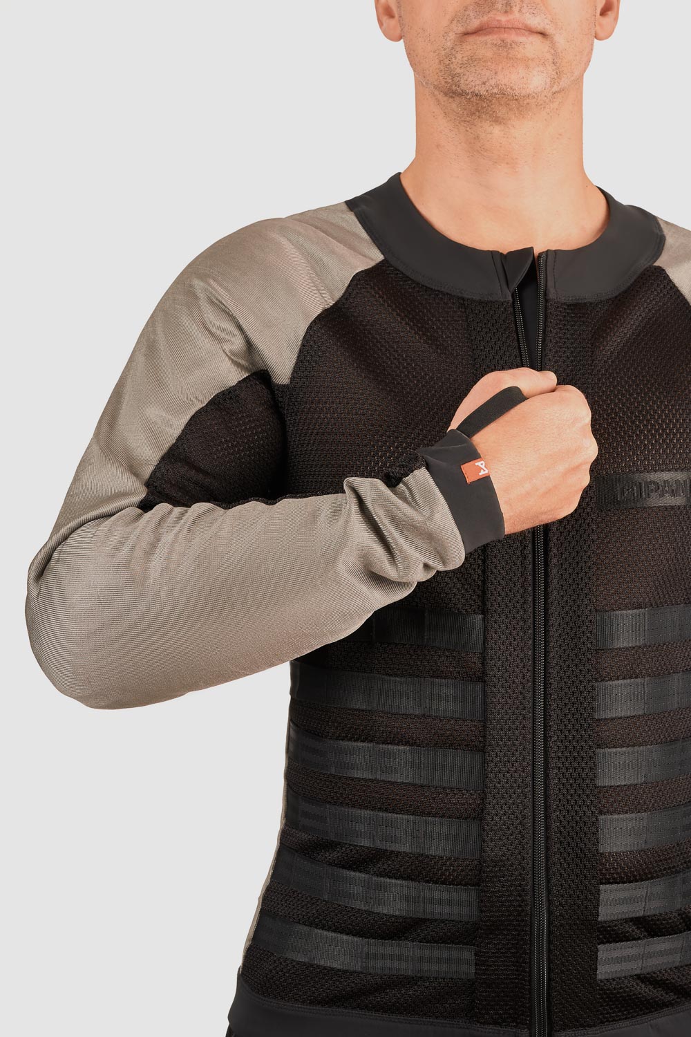 PANDO MOTO Commando Armored Shirt - High Road Motorsports - Armored Shirt - COMMANDO-UH-GREY-XXS - Pando Moto