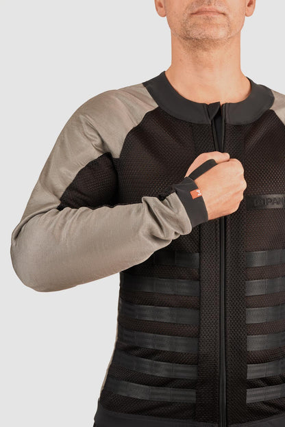 PANDO MOTO Commando Armored Shirt - High Road Motorsports - Armored Shirt - COMMANDO-UH-GREY-XXS - Pando Moto