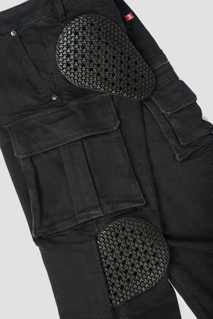 PANDO MOTO Desert Cargo Pants - High Road Motorsports - Motorcycle Pants - DESERT-CARGO-BLACK-W28-L34 - Pando Moto