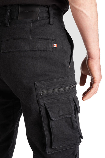 PANDO MOTO Desert Cargo Pants - High Road Motorsports - Motorcycle Pants - DESERT-CARGO-BLACK-W28-L34 - Pando Moto