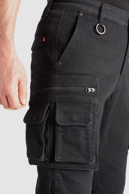 PANDO MOTO Desert Cargo Pants - High Road Motorsports - Motorcycle Pants - DESERT-CARGO-BLACK-W28-L34 - Pando Moto