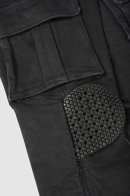 PANDO MOTO Desert Cargo Pants - High Road Motorsports - Motorcycle Pants - DESERT-CARGO-BLACK-W28-L34 - Pando Moto