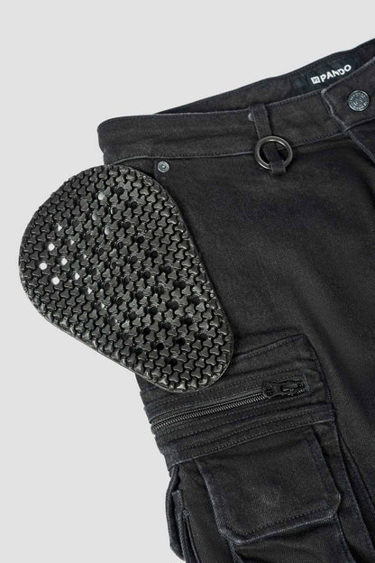 PANDO MOTO Desert Cargo Pants - High Road Motorsports - Motorcycle Pants - DESERT-CARGO-BLACK-W28-L34 - Pando Moto