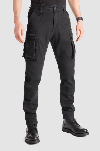 PANDO MOTO Desert Cargo Pants - High Road Motorsports - Motorcycle Pants - DESERT-CARGO-BLACK-W28-L34 - Pando Moto