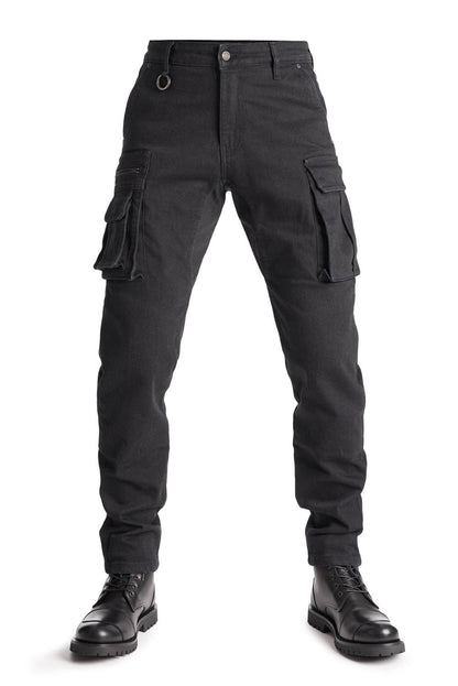 PANDO MOTO Desert Cargo Pants - High Road Motorsports - Motorcycle Pants - DESERT-CARGO-BLACK-W28-L34 - Pando Moto