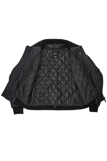 PANDO MOTO Falcon Leather Aviator Jacket - High Road Motorsports - Motorcycle Jacket - FALCON-JACKET-BLACK-XXS - Pando Moto