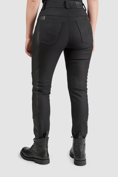 PANDO MOTO Kissaki Black Women's Leather Pants - High Road Motorsports - Motorcycle Pants -  - Pando Moto