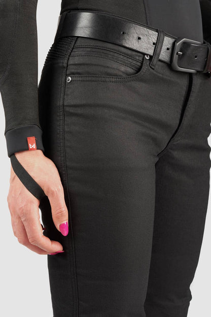 PANDO MOTO Lorica Black A Jeans - High Road Motorsports - Motorcycle Pants - LORICA-BLACK-A-W24-L30 - Pando Moto