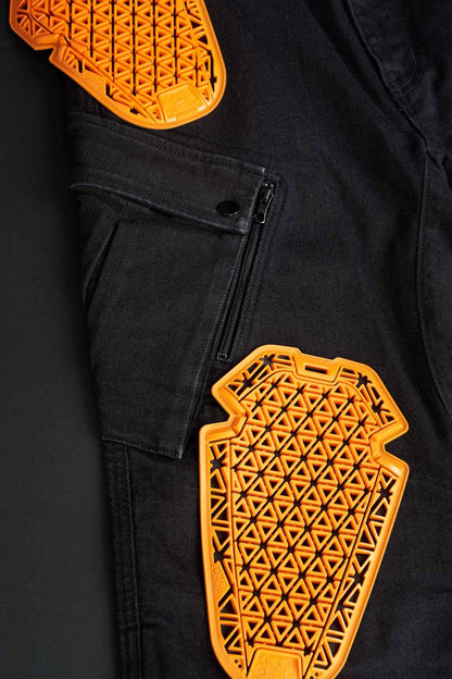 PANDO MOTO Mark AAA Cargo Pants - High Road Motorsports - Motorcycle Pants - MARK-BLACK-AAA-W28-L34 - Pando Moto