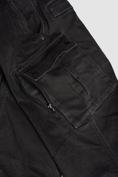 PANDO MOTO Mark AAA Cargo Pants - High Road Motorsports - Motorcycle Pants - MARK-BLACK-AAA-W28-L34 - Pando Moto