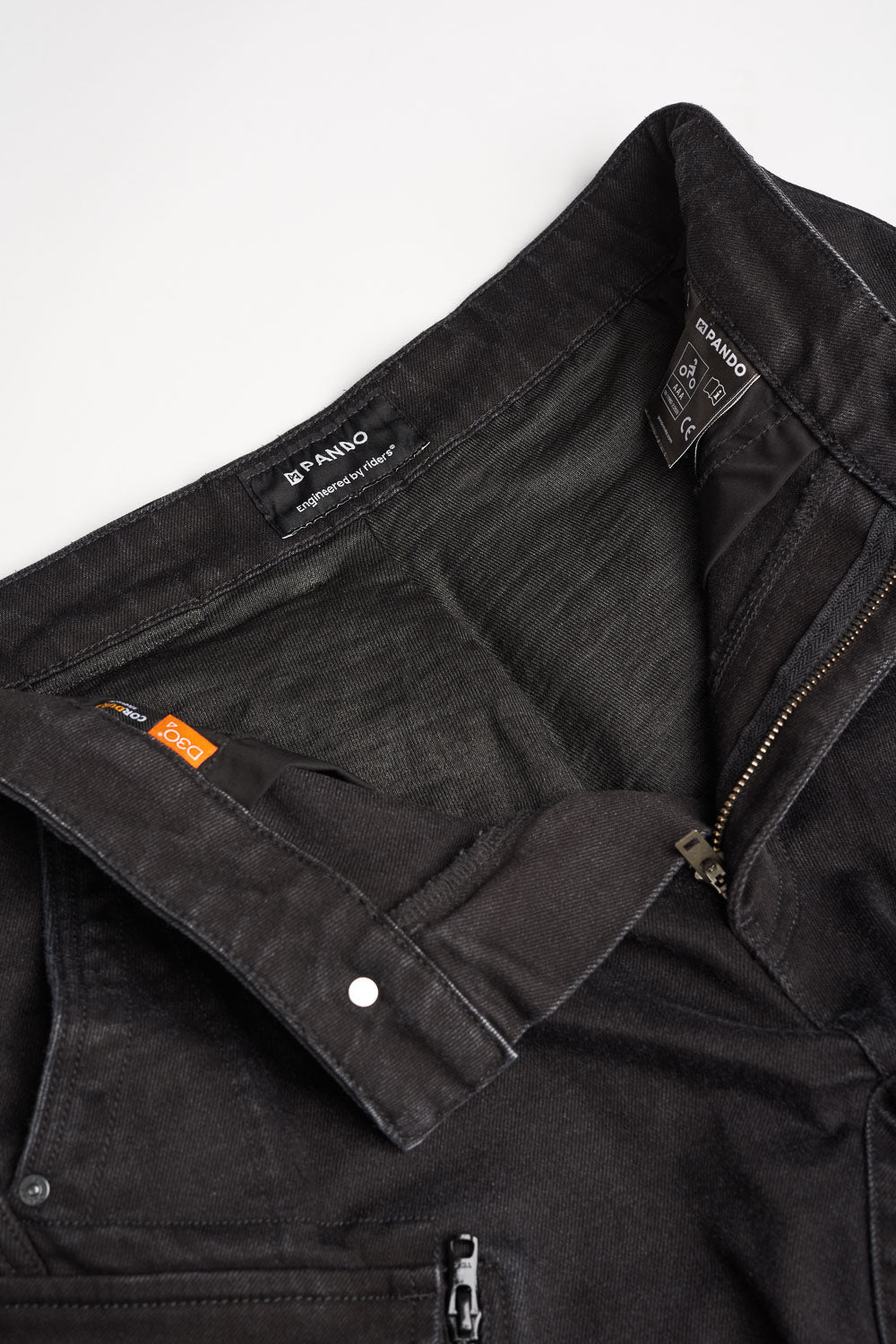 PANDO MOTO Mark AAA Cargo Pants - High Road Motorsports - Motorcycle Pants - MARK-BLACK-AAA-W28-L34 - Pando Moto
