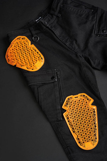 PANDO MOTO Mark AAA Cargo Pants - High Road Motorsports - Motorcycle Pants - MARK-BLACK-AAA-W28-L34 - Pando Moto